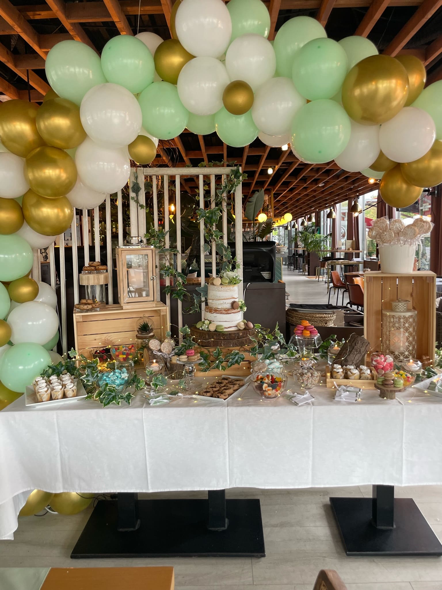 Candy bar temático y creativo